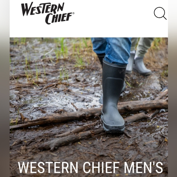 WESTERN CHIEF Black Neoprene Muck Mudders Size 4 - Picture 10 of 10